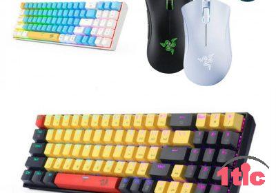 BUNDEL GAMING CLAVIER-SOURIS REDRAGON K688 RED SWITCH + RAZER DEATHADDER ESSENTIAL