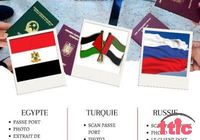 Visa Turkish / Russie / Egypte