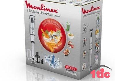 Moulinex Mixeur à main Infinity Force Ultimate Mixeur 4 en 1 1000 W DD87KD10