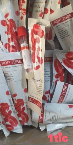 Tube prp avec et sans biotine