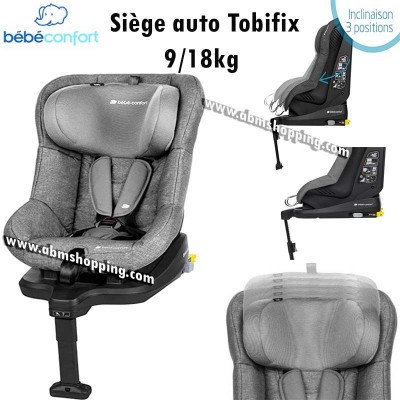 Siège auto Tobifix 9/18 Kg pour enfant Bébéconfort