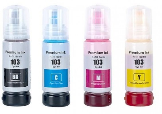 Pack De 4 Bouteilles d’encre EPSON 103