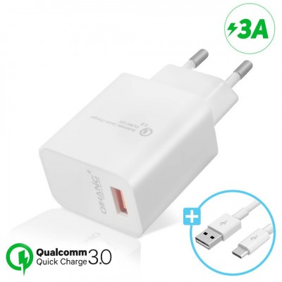 CHARGEUR SMARTPHONE MICRO USB BRAVIA A18-EU1 QUICK CHARGE 3.0 18W