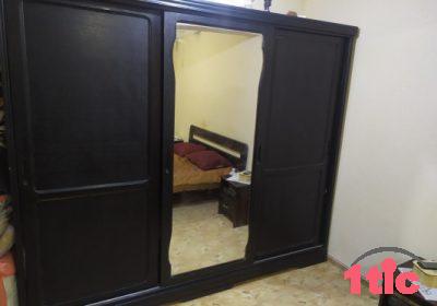 Armoire Noire 3 Portes coulissantes