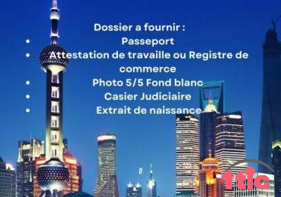 DISPONIBLE VISA LA CHINE