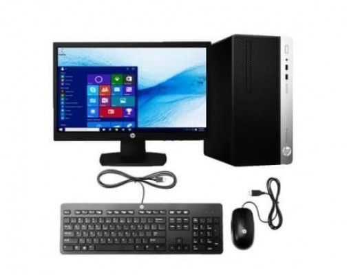 PC BUREAU HP PRO 600 G4 I3-7100 RAM 4GB DISQUE 1TB  ECRAN 19P