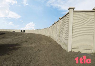 Murs de clôtures en béton préfabriqué