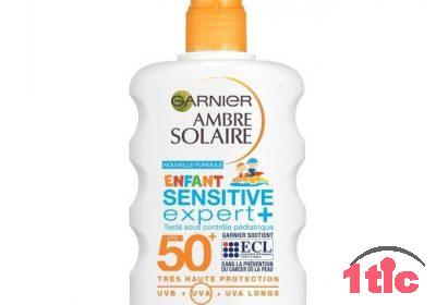 Garnier Ecran Totale, Ambre Solaire Enfant – Sensitive Expert + Fps 50+