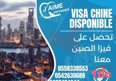 DISPONIBILE VISA LA CHINE