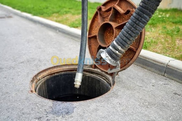 Débouchage conduite curage pompage