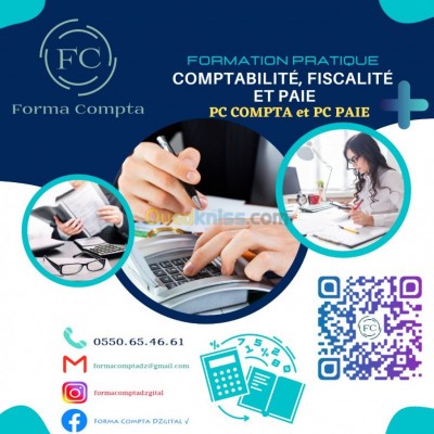 FORMATION Pratique comptabilité, fiscalité Pc Paie + Pc Paie