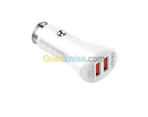 Chargeur Auto C511q duel port Qc 3.0 A