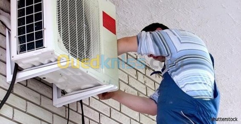 Installation climatisatiseur REPARATION CLImatiseur montage climatisatiseur  reghaia
