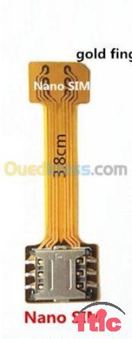 Adaptateur de double sim hybride