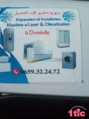 Réparation machine à laver a domicile disponible 7/7 jrs à partir de 8 h jusqu’à 22 h