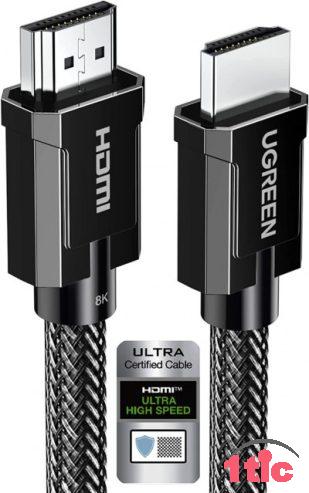 UGREEN Câble HDMI Certified 6.6FT 2.1 (8K 60Hz) Dolby Vision Ultra High Speed Cord 4K 120Hz 48Gbps