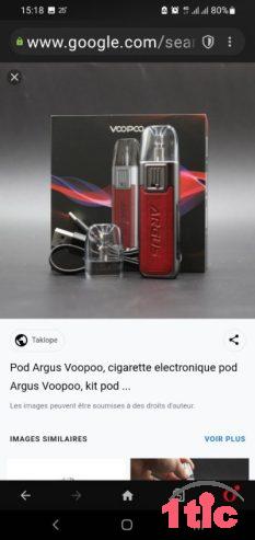 Cigarette électronique voopoo argus pod