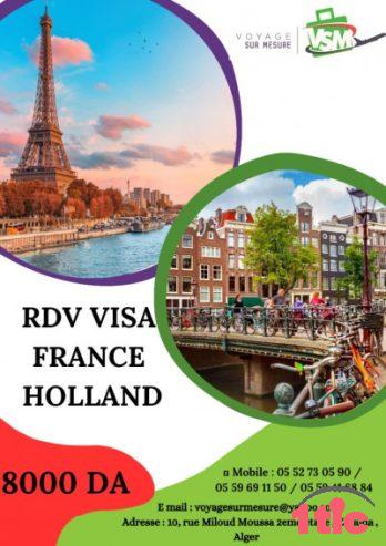 RDV VISA FRANCE / BELGIQUE