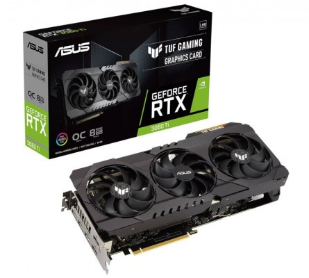 CARTE GRAPHIQUE ASUS TUF GAMING RTX 3060TI 3X OC 8GO