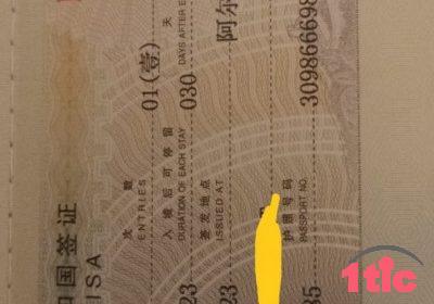 disponibles  visa la chine