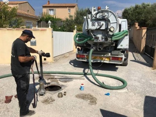 Débouchage conduite vidange fosse nettoyage