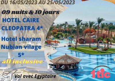 voyage organisée Caire Sharam sheikh mois mai / à seulement  235000 da