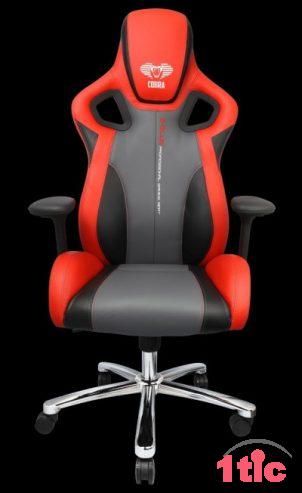 Chaise Gaming E-BLUE EEC306RE Rouge pour Gamer Pro PLAY LONG & HARD