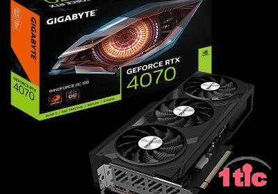 GIGABYTE NVIDIA RTX 4070 WINDFORCE OC – 12G