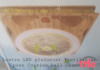 Ventilateur lustre LED Plafonier telecommande