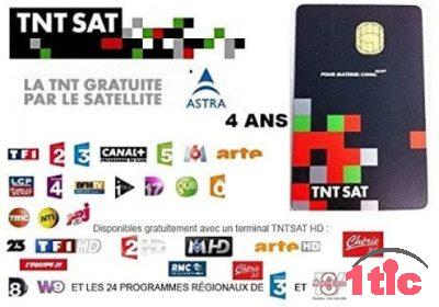 Carte TNTSAT HD V6 Officielle Durée 04 ans