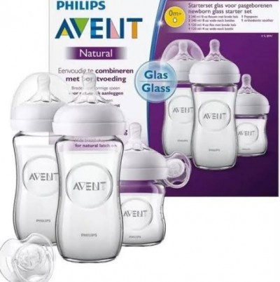 Kit biberons verre Philips Avent