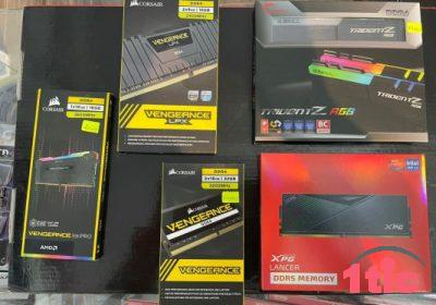 RAM Kingston FURY XPG LANCER CORSAIR TEAMGROUP DDR4 DDR5