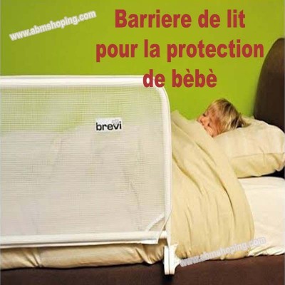 Barriere de lit pour la protection de bébé 150 CM-Brevi