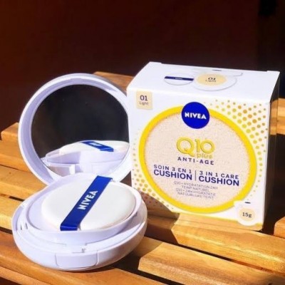 NIVEA 3 in 1 Skin Care Cushion Q10 Plus Anti-age – 01 Light-medium – 15 g