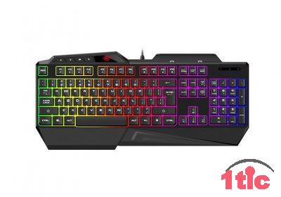 CLAVIER GAMING RETROECLAIRE HAVIT KB488L لوحة مفاتيح الألعاب