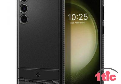 Spigen Pochette Original S23 et S23+ Rugged Armor Antichoc Pour Samsung Galaxy S23 Plus