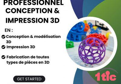 Formation conception et impression 3D