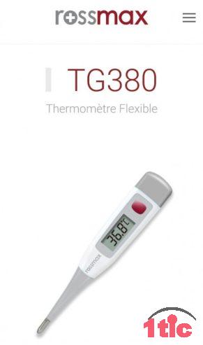 Thermomètre flexible rectale Rossmax