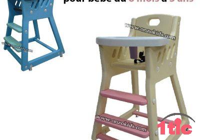 Chaise haute fixe pour bébé du 6 mois à 3 ans